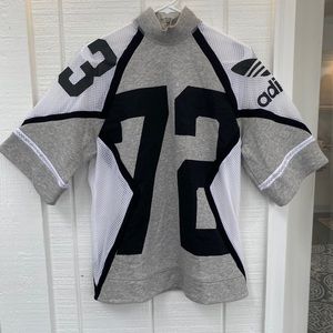 ADIDAS Originals Mock-Neck Mesh Jersey top